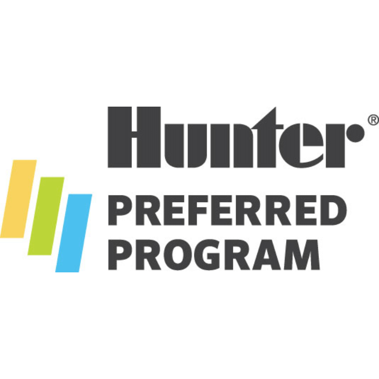Hunter Preferred Program logo with colorful angled bars